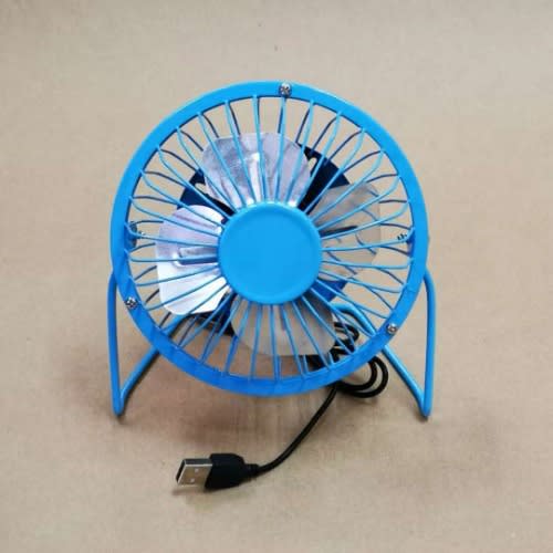 USB Powered Mini Fan - Blue