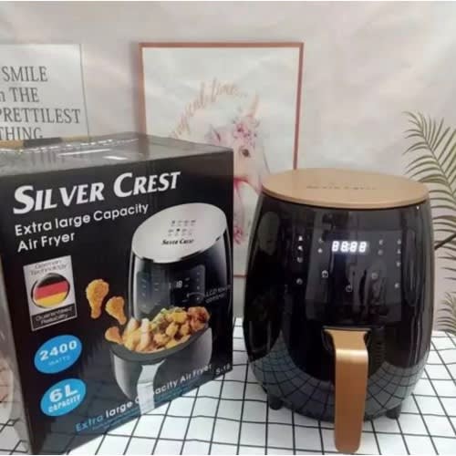 Large Capacity Digital LCD Touch Screen Air Fryer 6L - 2400W