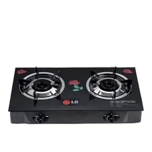 LG Table Top Two Burner Glass Gas Cooker