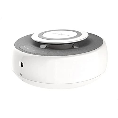 Cozy MC2-2-in-1 QI Wireless Charger Bluetooth Stereo Speaker - White