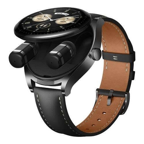 Smartwatch With Wireless Earphones - Black