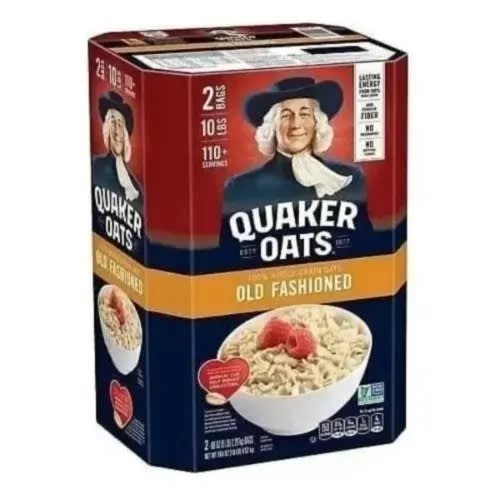 Quaker Oats Old Fashioned 100% Whole Grain - 2 In 1 Pack