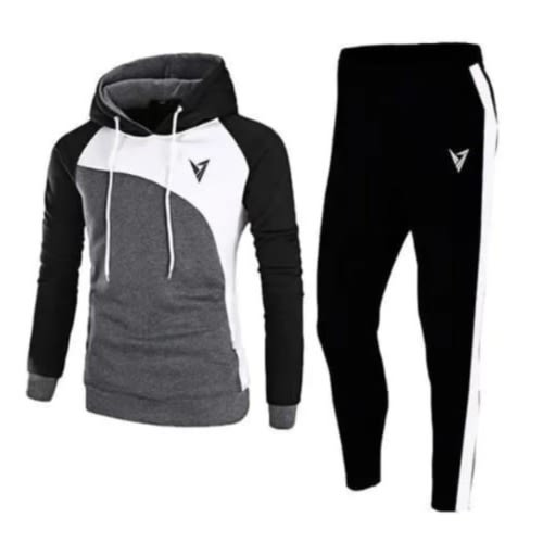 Multicolor Joggers And Hoodie Set