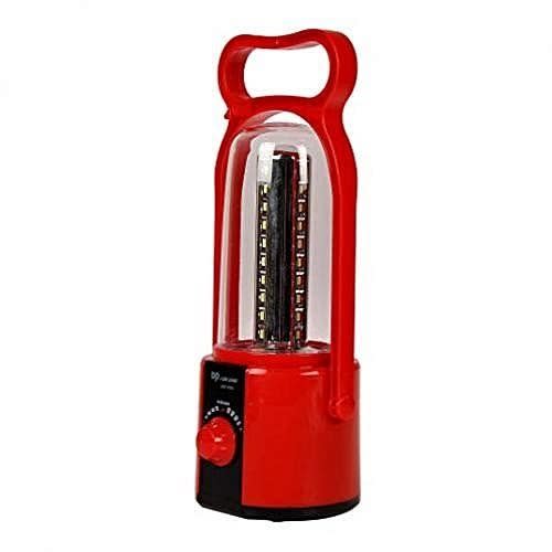 Led Rechargeable Lantern With Handle - Red