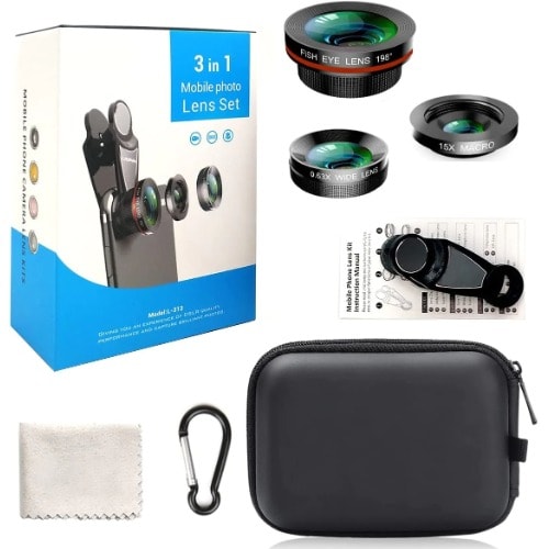 Liginn 3 In 1 HD Cell Phone Clip Lens Kit