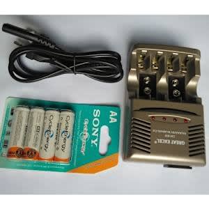 Rechargeable Sony Aa Battery & Charger