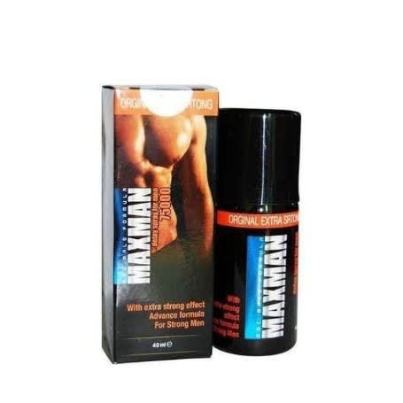 Maxman Stay Hard For Long Super 75000 Delay Spray For Great Sex.45mils