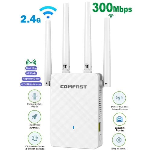 Wall-through 300mbps High Speed Wireless Repeater