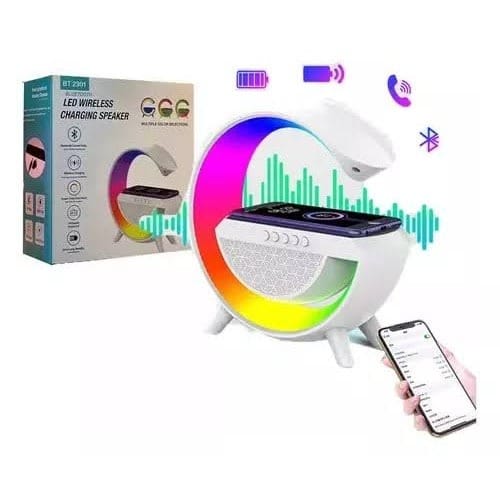 Genres 3 In 1 Wireless Bluetooth Speaker And Wireless Charger With Rgb Night Light