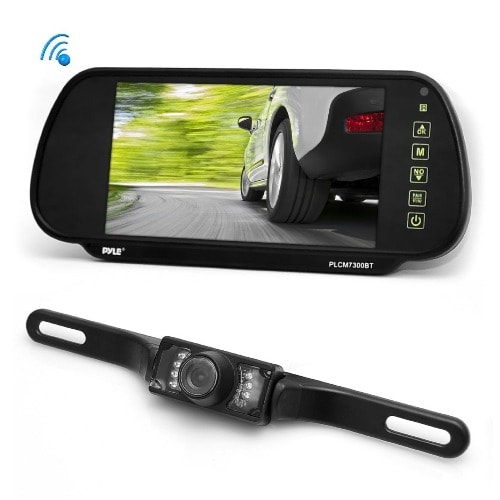 Pyle Backup Car Camera & Rear View Mirror Monitor Screen System