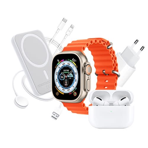 Ultra X8 Unique Combination Smart Watch + Earbud 2 Pro + 20w Adapter