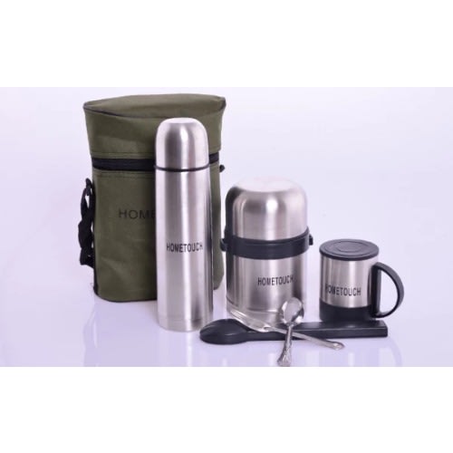 Stainless Steel Food Flask - Set Of 5