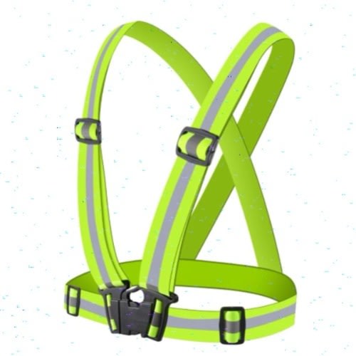 Elastic Reflective Belt - Lemon