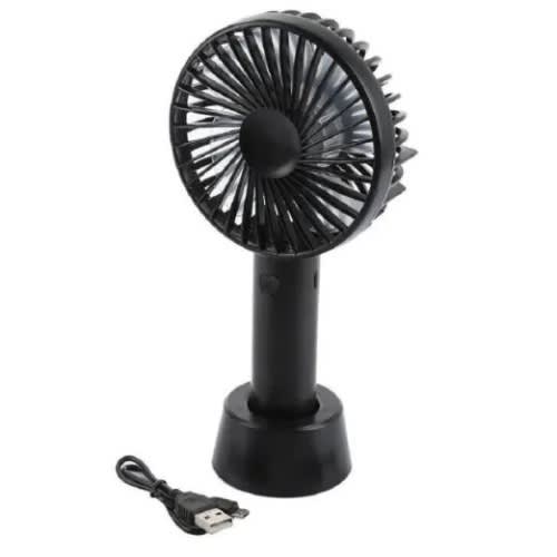 Rechargeable Mini Usb Hand Fan - Black