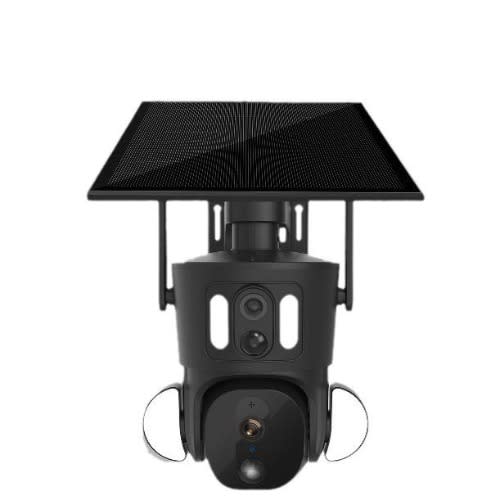 Hd Dual Lens Solar Ptz Camera 5mp