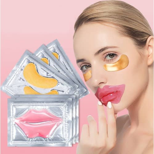 2 in 1 Moisturizing Eye And Lip Mask - 5 Packs