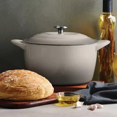 Tramontina Enameled Cast Iron 7-quart Dutch Oven - Oyster