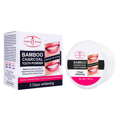 Bamboo Charcoal Whitening Tooth Powder For 3 Days - 50g/1.69fl.oz