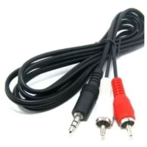 2 To 1jack Stereo Audio Male To 2 Rca Cable
