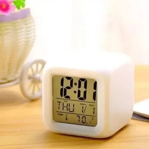 Color Change Cube Alarm Clock