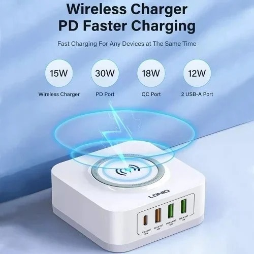 LDNIO Desktop Wireless Charger - AW004 - 32W