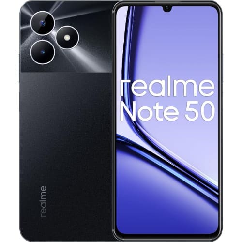 Realme Note 50 - 6.74" - 256GB ROM - 4GB RAM - 4G LTE - Dual SIM - Fingerprint - 5000mAh - Black