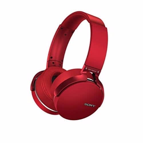 Wireless Bluetooth Bass Headphones - Red
