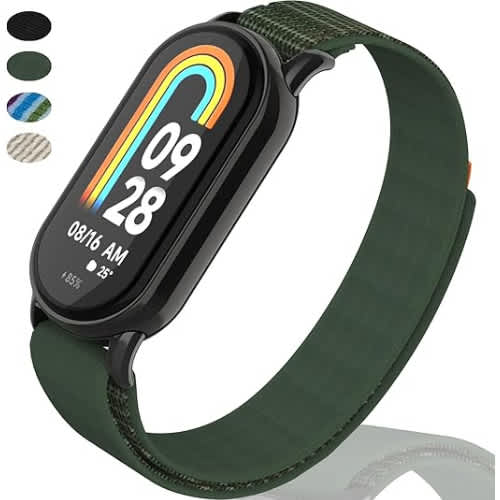 Replacement Loop Strap For Mi Band 8 - Army Green