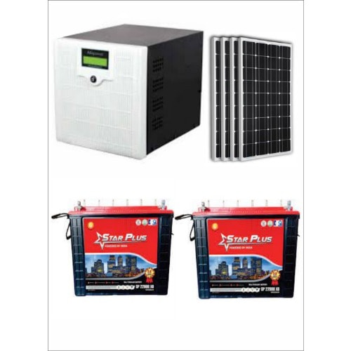 Afripower 2kva Inverter System With 2 Units 220Ah Starplus Tubular Battery /4 Solar Panels