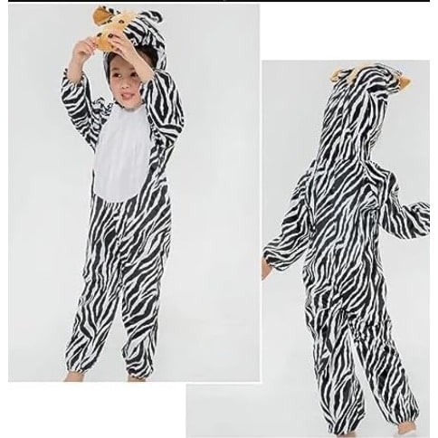 Zebra Animal Costume For Kids - XL
