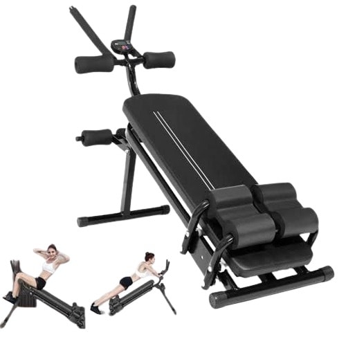 2-in-1 Multifunctional Trainer - ab Coaster/ Sit-up Bench