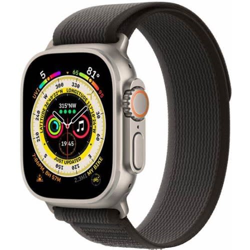 Watch Ultra Gps + Cellular 49mm Titanium Case With Black/gray Trail Loop -s/m