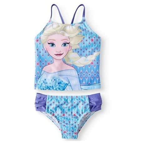 Frozen Toddler Girl Tankini Swimming Suit- Swimsuit