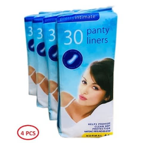 Pretty Intimate Panty Liners -30pcs X 4Packs