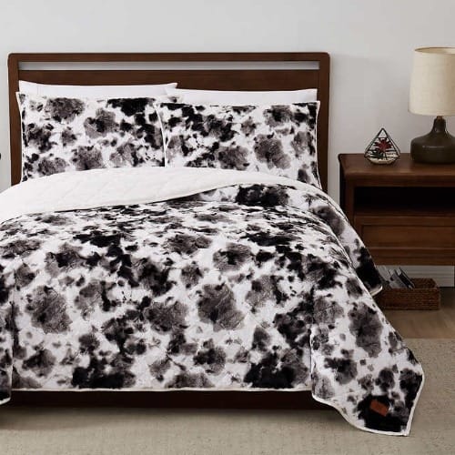 Frye Faux Fur Quilt Set - 3-piece Set