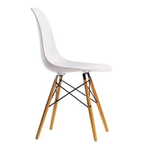 Plastic Side Chair Dsw White