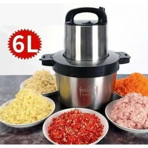 Electric Food Processor - Yam Pounder + Meat Grinder And Blender - 6litres