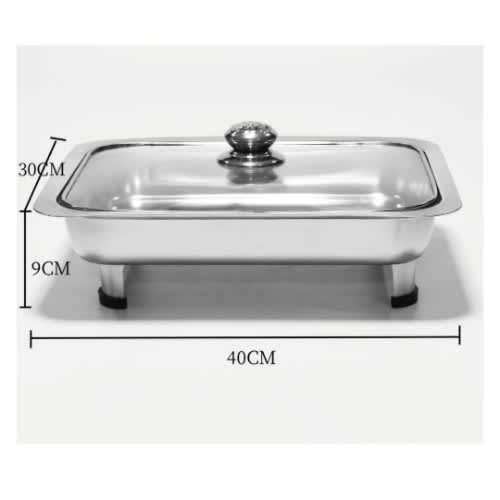 Stainless Steel Glass Cover Chaffing Dish Cd-1
