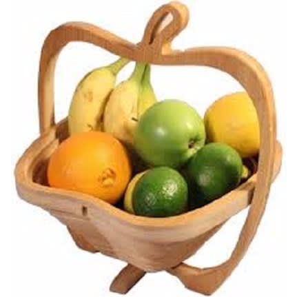 Decorative Wooden Fruit Basket