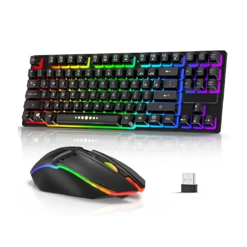 R905 Wireless Gaming Mouse And Keyboard With Rgb Backlit