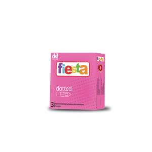 Fiesta Dotted Condoms 3's X 12 Packs