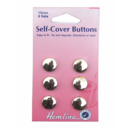 Self Cover Metal Buttons