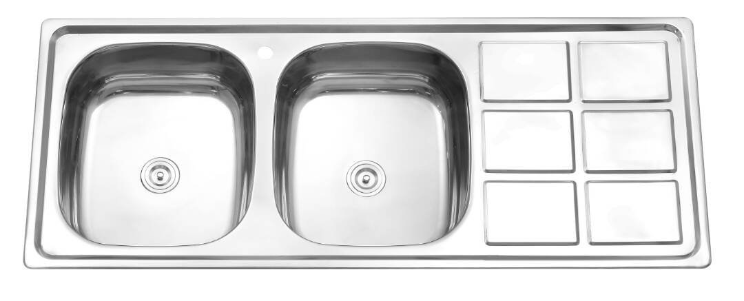 Choice Double Bow-Single Tray Anti Rust Kitchen Sink