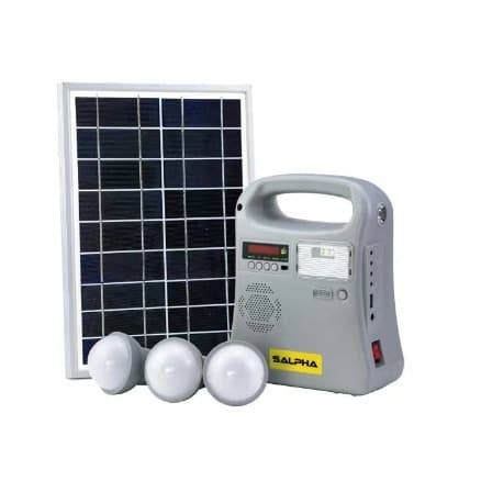 Economy Solar System With 3lighting Bulbs - Mp3 Bluetooth Connector And Phone Charging