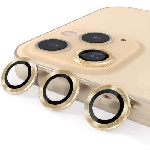Camera Film Lens Protector For iPhone 12 Pro Max - Gold