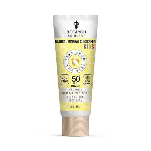 Kids 100% Natural Spf 50 Mineral Sunscreen 80ml