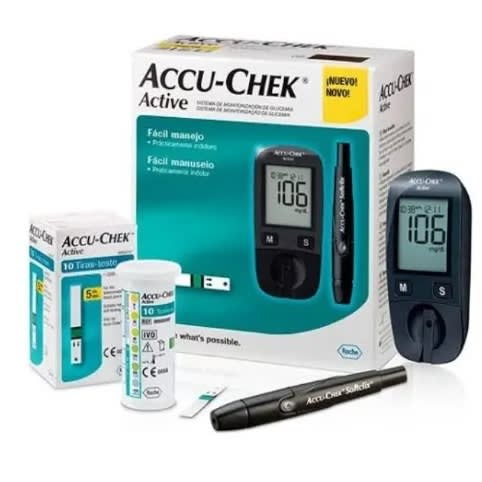 Accucheck Blood Active Glucose Monitor + 60 Strips