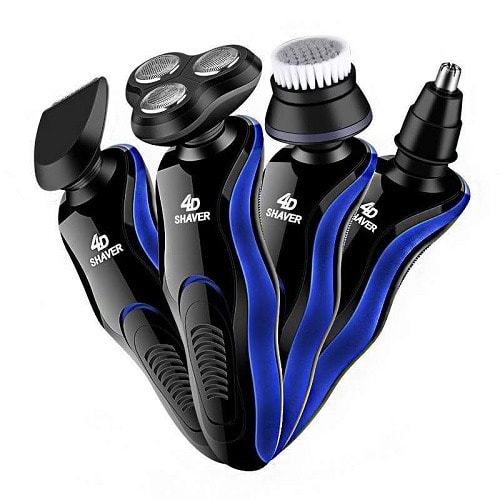 4 In 1 Rechargeable Electric Shaver Washable Wet Dry Beard Shaving Trimmer Machine Razor