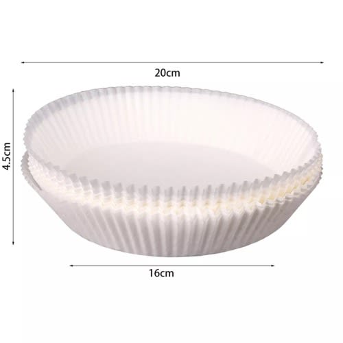 Air Fryer Natural Parchment Paper - Non-stick - 10pcs