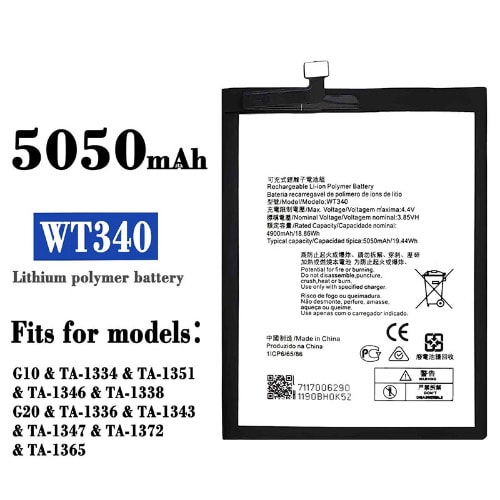 Replacement Battery For Nokia  G20 Wt340